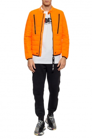 Quilted down jacket with logo, zdjęcie 2 Quilted down jacket with logo od Diesel